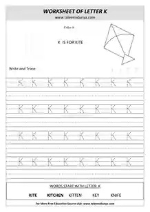 worksheet K